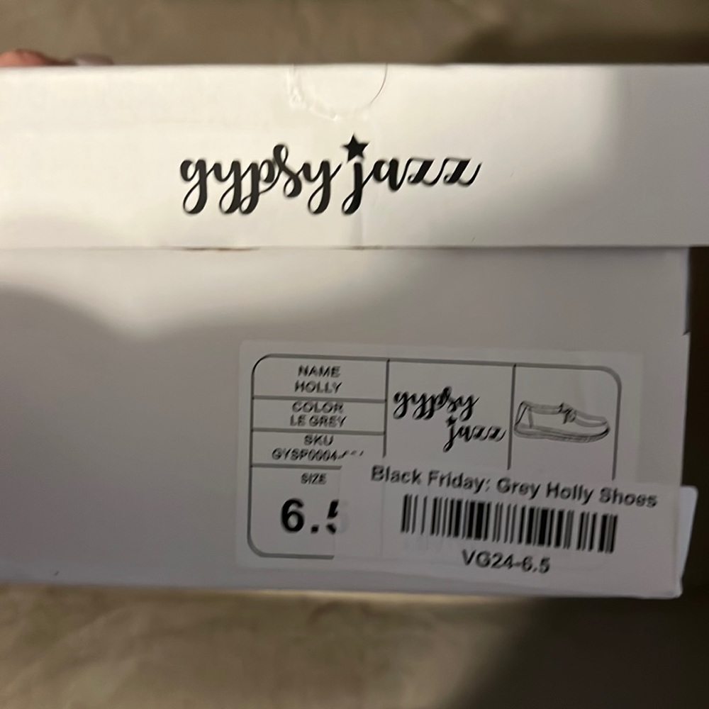 Brand new gypsy jazz slip on shoes